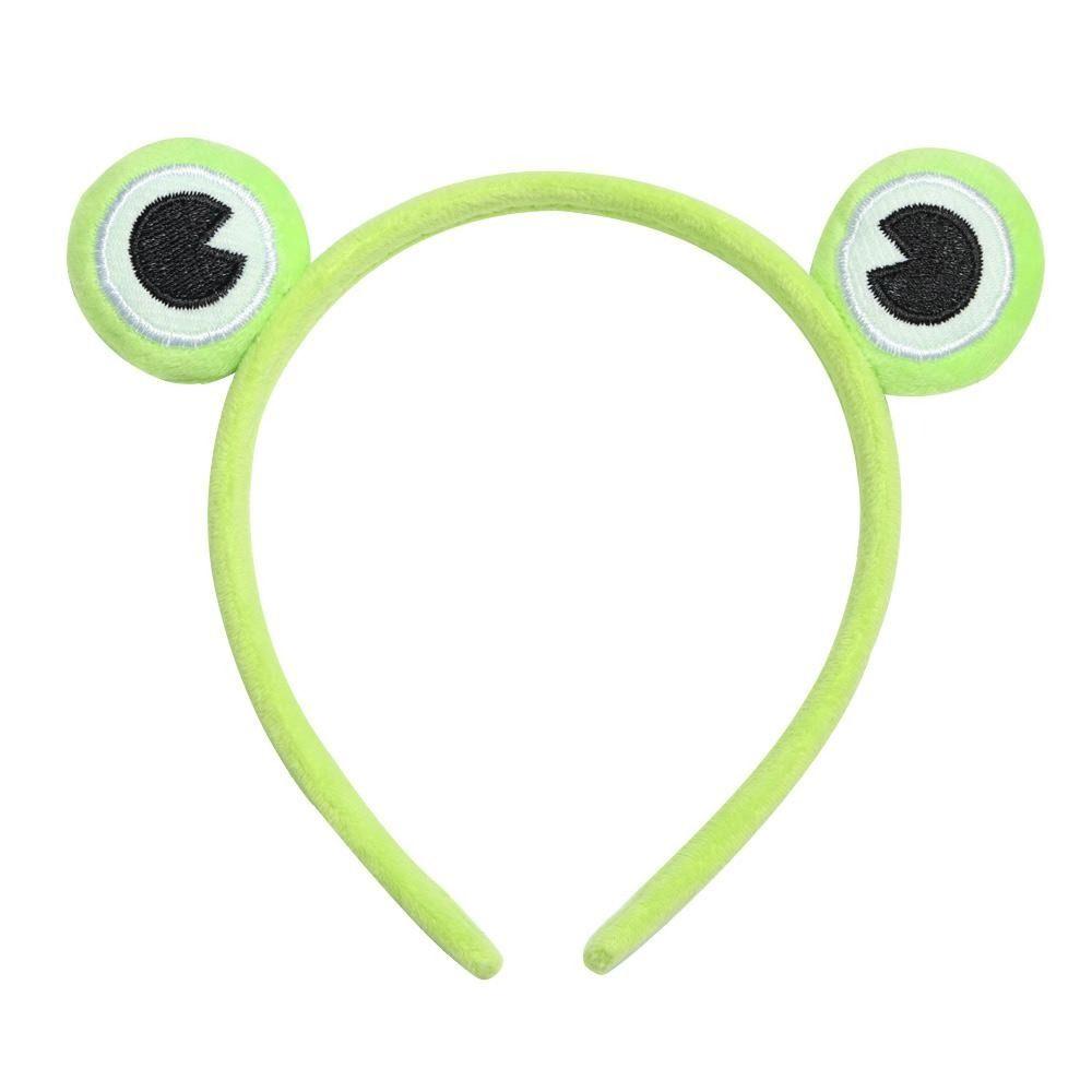 Elastic Face Wash Headband Cartoon Frog Headband Cute Makeup Headband Woman Girls