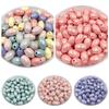 Sewing Supplies For DIY For Handmde Loose Beads For Necklace Bracelet Acrylic Faceted Beads Macaron Color 10pcs Beaded