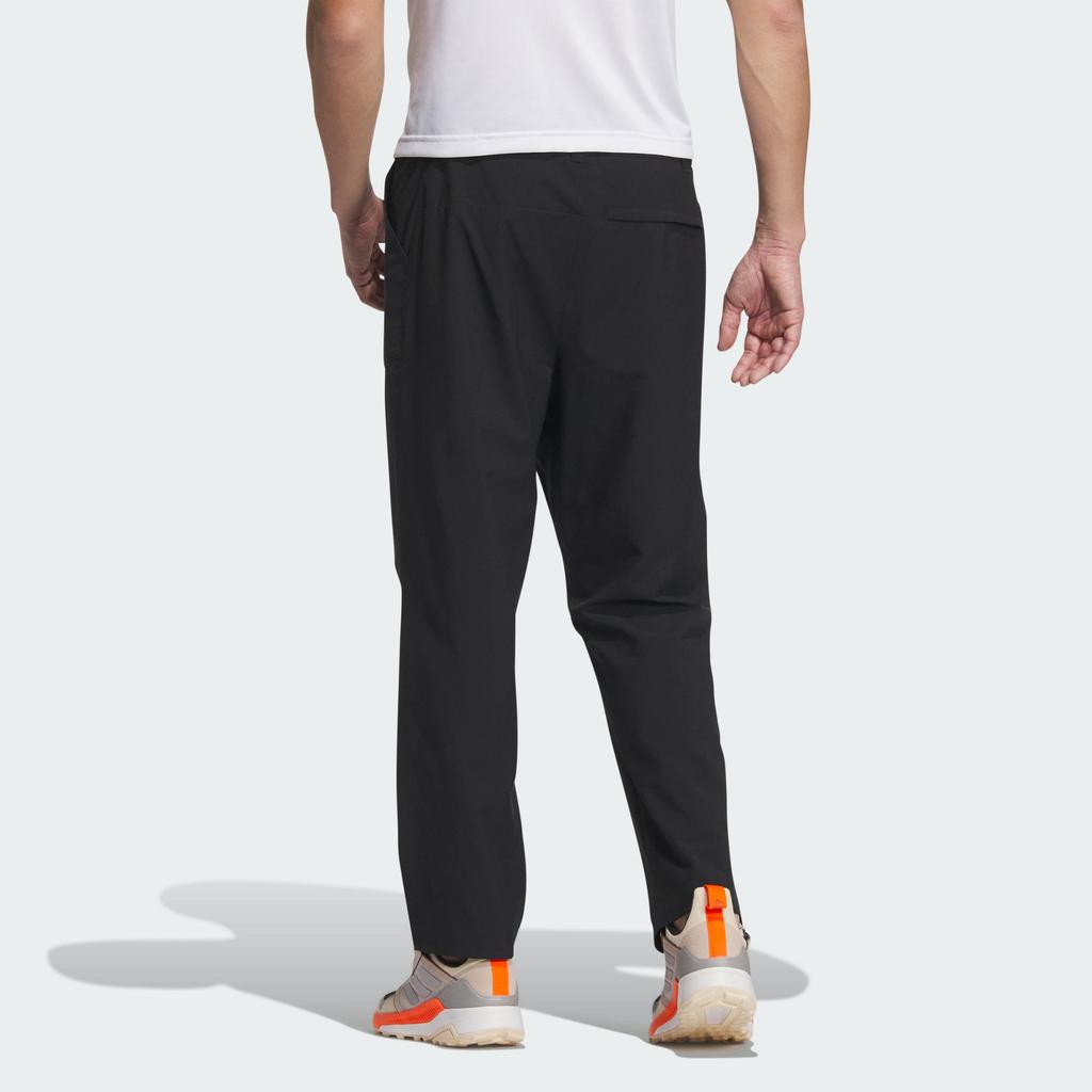 Adidas Knitted Sweatpants Men's Black Moderate Straight Fit Pants IL8946