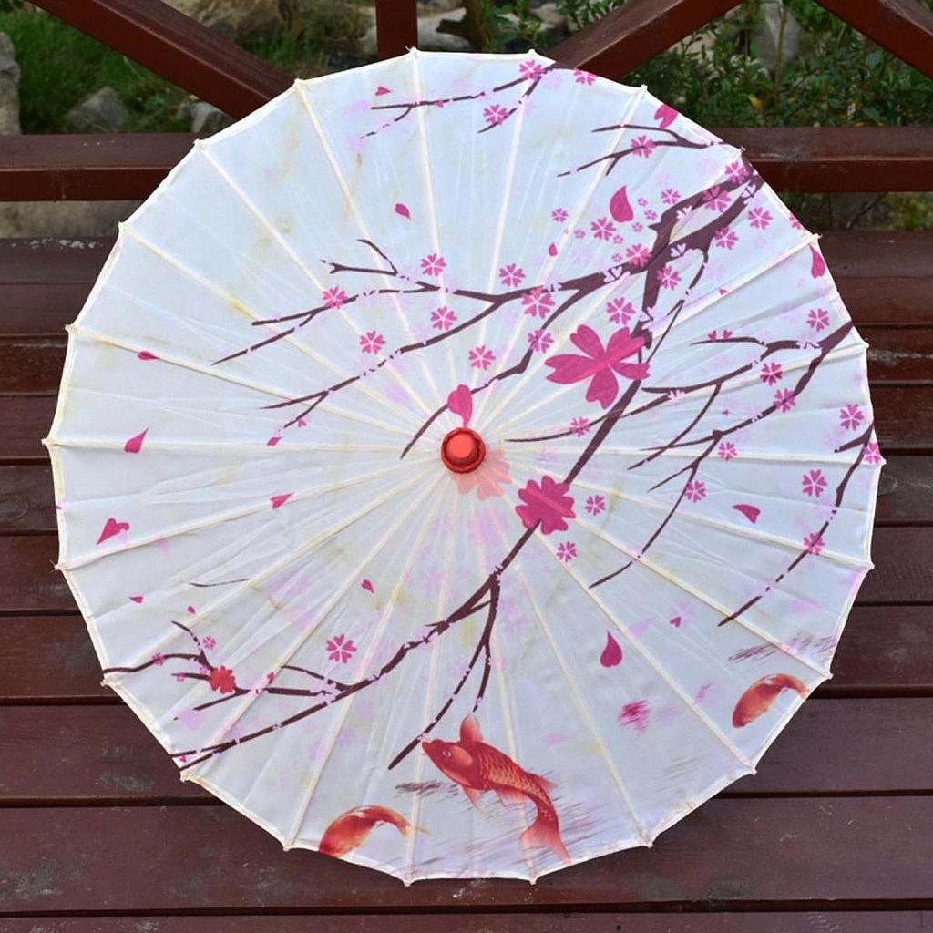 Chinese Oil Paper Umbrella, Handmade Decorative Umbrella for Japanese Classical Dance,