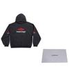 Balenciaga 3B Sports Icon Hoodie Oversized 'Black Red White' Unisex 739024TPVD81470