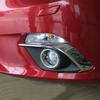 Для Mazda 3 Axela 2014 2015 2016 ABS Передняя противотуманная фара Противотуманка Накладка-ресничка Накладки Декоративные элементы Аксессуары для стайлинга автомобиля