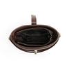 Женская сумка-ведро Crossbody на плечо Винтажный Шик Для Коммутирования Ручная Сумка Маленькая Синтетическая Кожа Винно-Коричневый