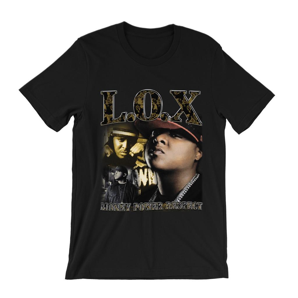 26 Л.О.Х. Футболка The Lox Syles P Jadakiss Sheek Louch D-Block Unisex с надписью Money Power Respect