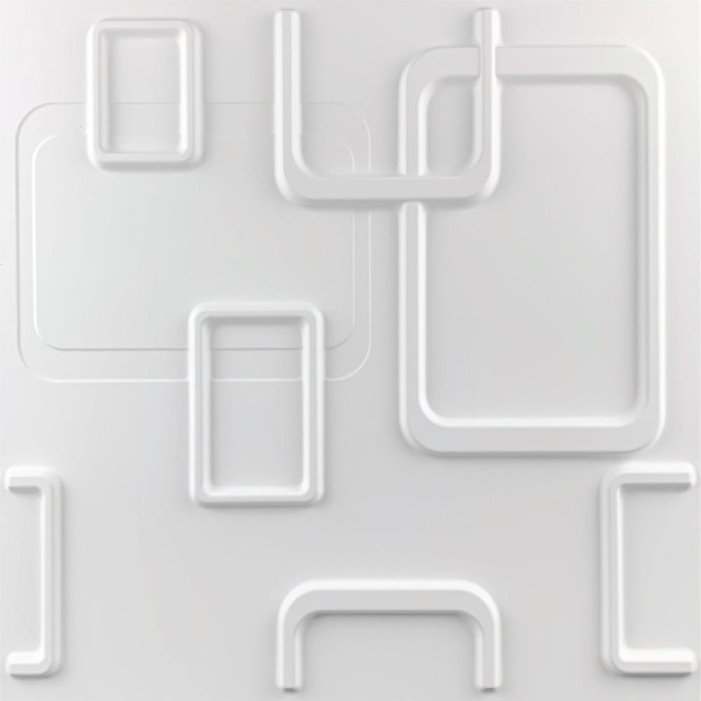 Белая 3D стеновая панель Пенокирпич Фоновые обои Потолок ванной комнаты