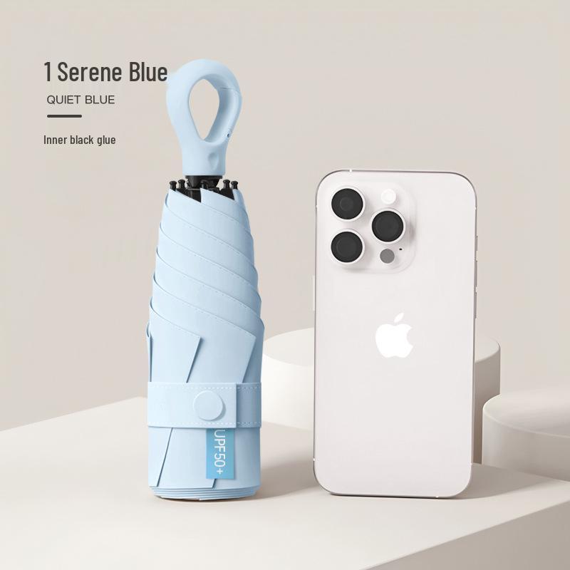 Extra Large Windproof Fully Automatic Loop Umbrella: Sturdy, Reinforced & Compact for Sun and Rain