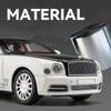 1/24 Bentley Mulsanne литые игрушечные машинки и игрушечные машинки модель автомобиля звук и свет инерционные машинки игрушки для детей подарки