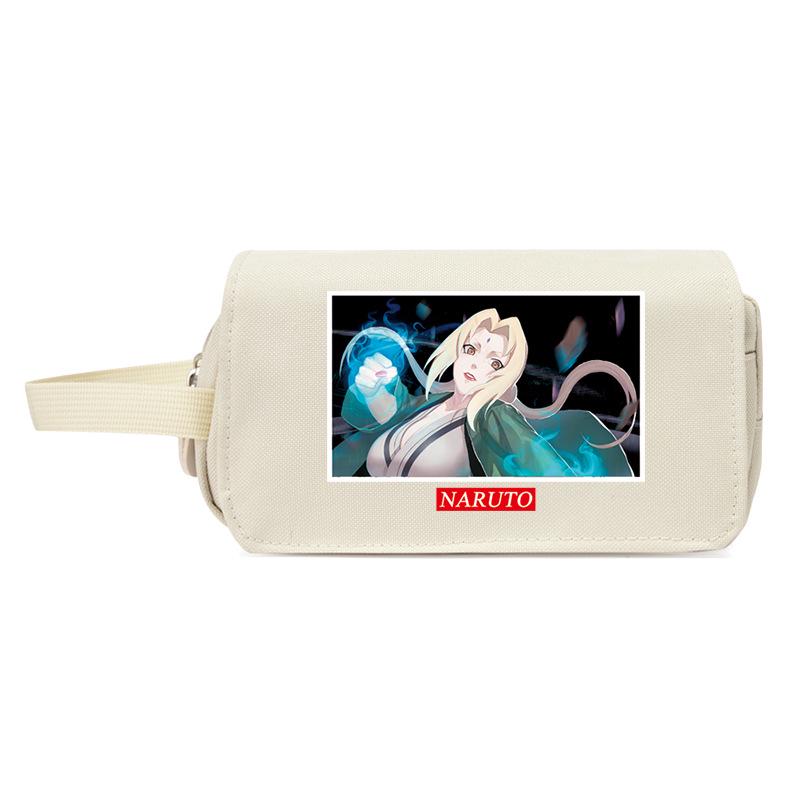 Naruto Edition Japanese-Style Pencil Case for Students, Large Capacity, Anime Design