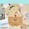 Bread Memory Cookies Foam Plush Toy Cartoon Office Dorm Bed Cover Soft
