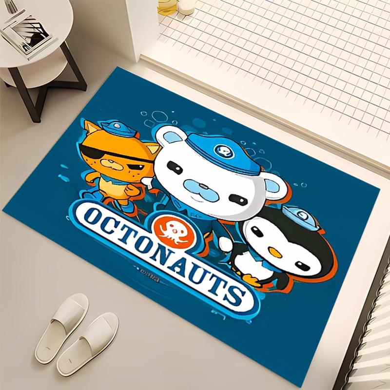 1pc The Octonauts7 Print Area Rug - Soft, Washable Non-Slip Indoor Mat, Living Room, Home Office Decorative Rug,Office Decorative