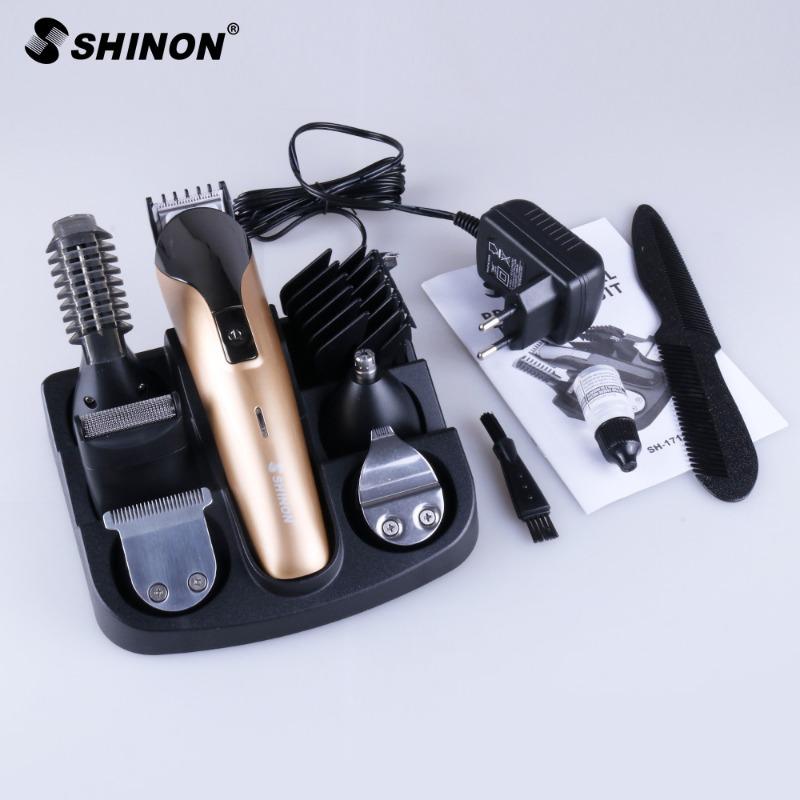 New multifunctional hair clipper retro oil head electric clipper 6 in 1 multifunctional hair clipper set rechargeable electric clipper
