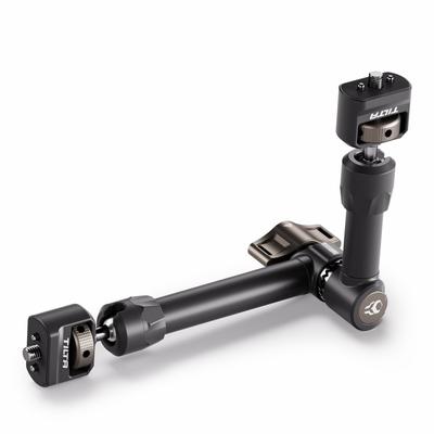 TILTA Pro Articulating Arm, регулируемый шаровой шарнир Magic Arm с двумя винтами 1/4″-20 с установочными штифтами, максимальная нагрузка 11 фунтов TA-PAA2-B