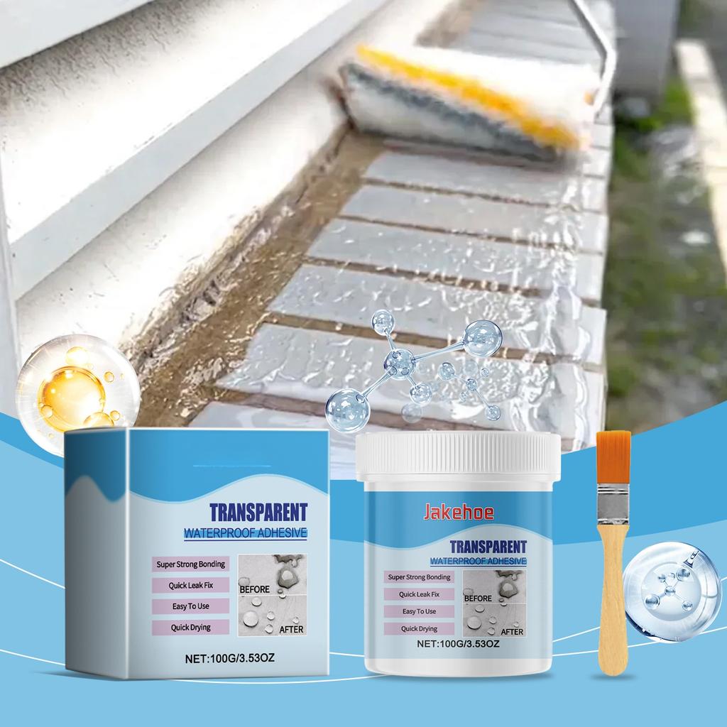 Professional Waterproof Sealant Transparent Coating for Roof Wall Home Construction Leak Repair