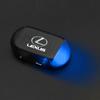 Interior Stickers Car Light Solar Powered Simulated Dummy Alarm Wireless Warning Anti-Theft For Lexus CT ES LS GS IS HS LF-30 NX OK2