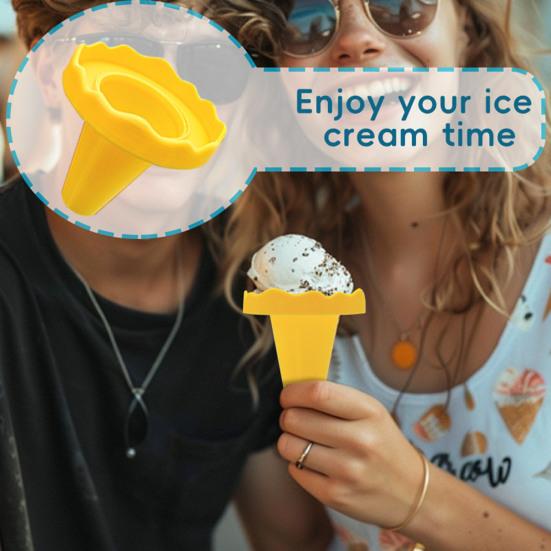 Ice Cream Cone Rack Popsicle Holder Portable Drip-free Popsicle Display Stand Kids Popsicle Organizer for Summer Days