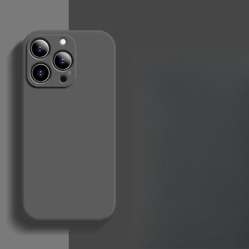 Apple 15PRO Большое количество iPhone16 14 Силиконовый чехол для мобильного телефона Мелкие отверстия Мягкий рукав Матовый износостойкий против падения