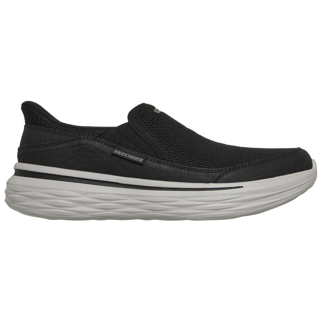 Skechers Nevaro Воробей Удобная Мягкая Поддержка Стиль Жизни Повседневная Обувь Мужская Повседневная Обувь Черный 211335-BLK
