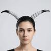 Cosplay Headband Cosplay Hairband Ox Horn Halloween Hair Hoop Halloween Horns Headband  Photo Props