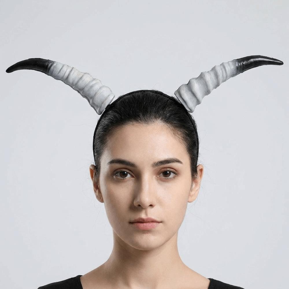 Cosplay Headband Cosplay Hairband Ox Horn Halloween Hair Hoop Halloween Horns Headband Photo Props