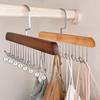 Деревянный органайзер для подвешивания слингов с несколькими крючками для нижнего белья, бюстгальтеров, маек. Компактная прочная стойка для хранения. Вешалки для одежды