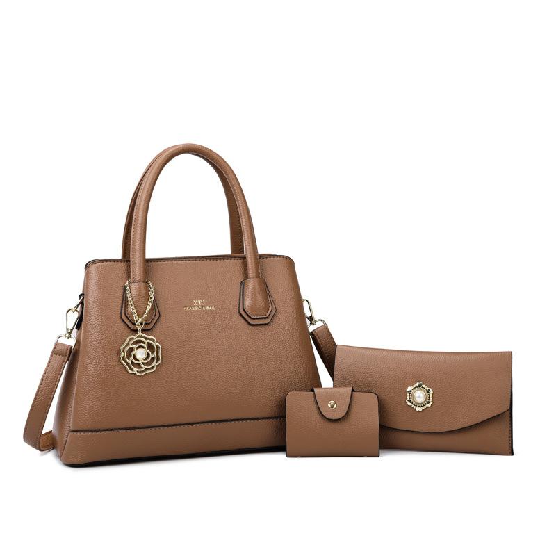 Women's Handbag Set 3 Piece Tote Bag 2026 New Trendy Versatile Fashion Purse Set