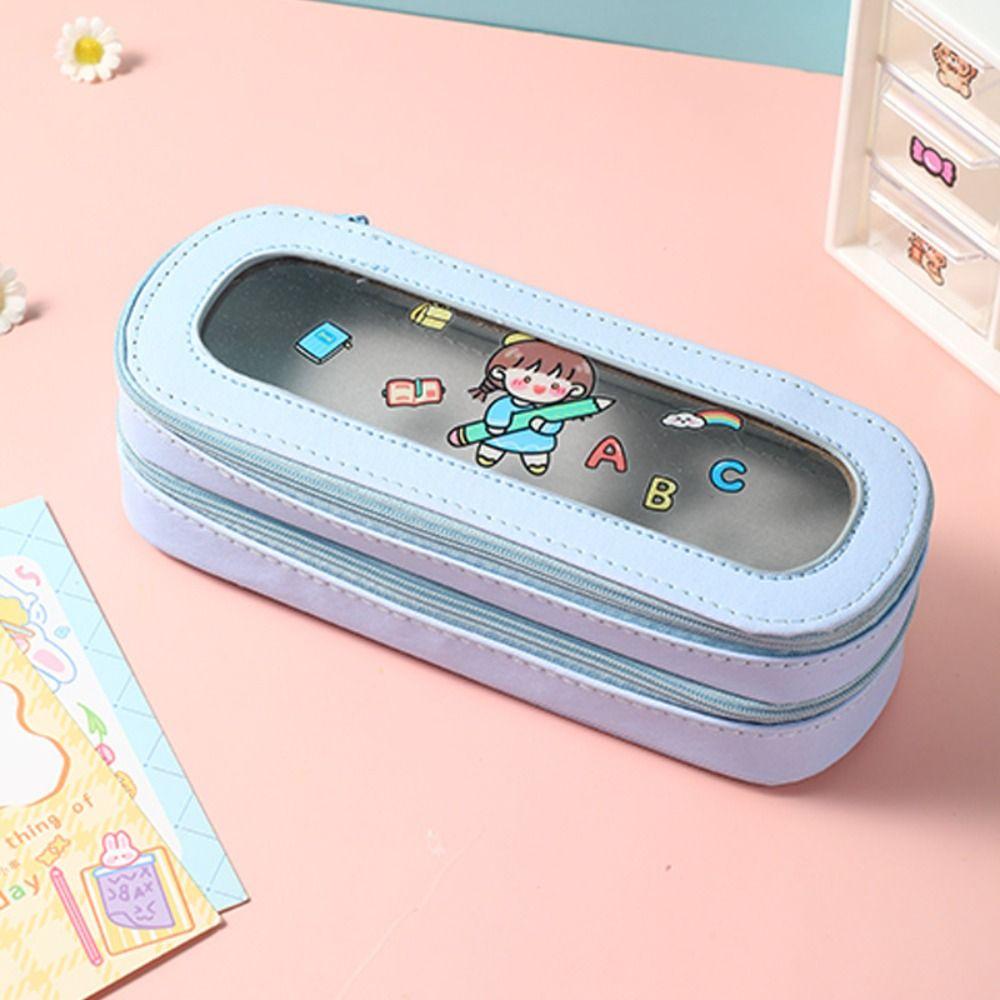 Multifunctional Pencil Box Large Capacity Pencil Bag Gift Cartoon Pencil Case  Student