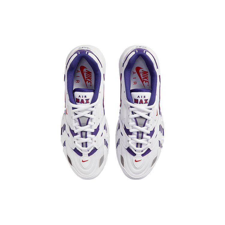 Nike Air Max 96 2 White Grape Ice Женские кроссовки Металлик-Серебристый Comet-Red DA2230-100
