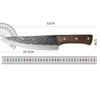 Forging Boning Knife Chinese Full Tang Handle Knife Handmade 4CR13  Steel Kitchen Chef Slaughter Knives Wenge Wood  Handle