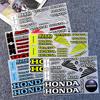 FOR HONDA HRC RACING WING Waterproof Reflective Scratch Cover Sticker Universal Decor Decal Car Motorcycle Helmet Refrigerator