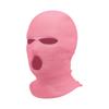 Three Hole Candy Colored Wool Hat With A Hood For Outdoor Cycling Windproof Mask