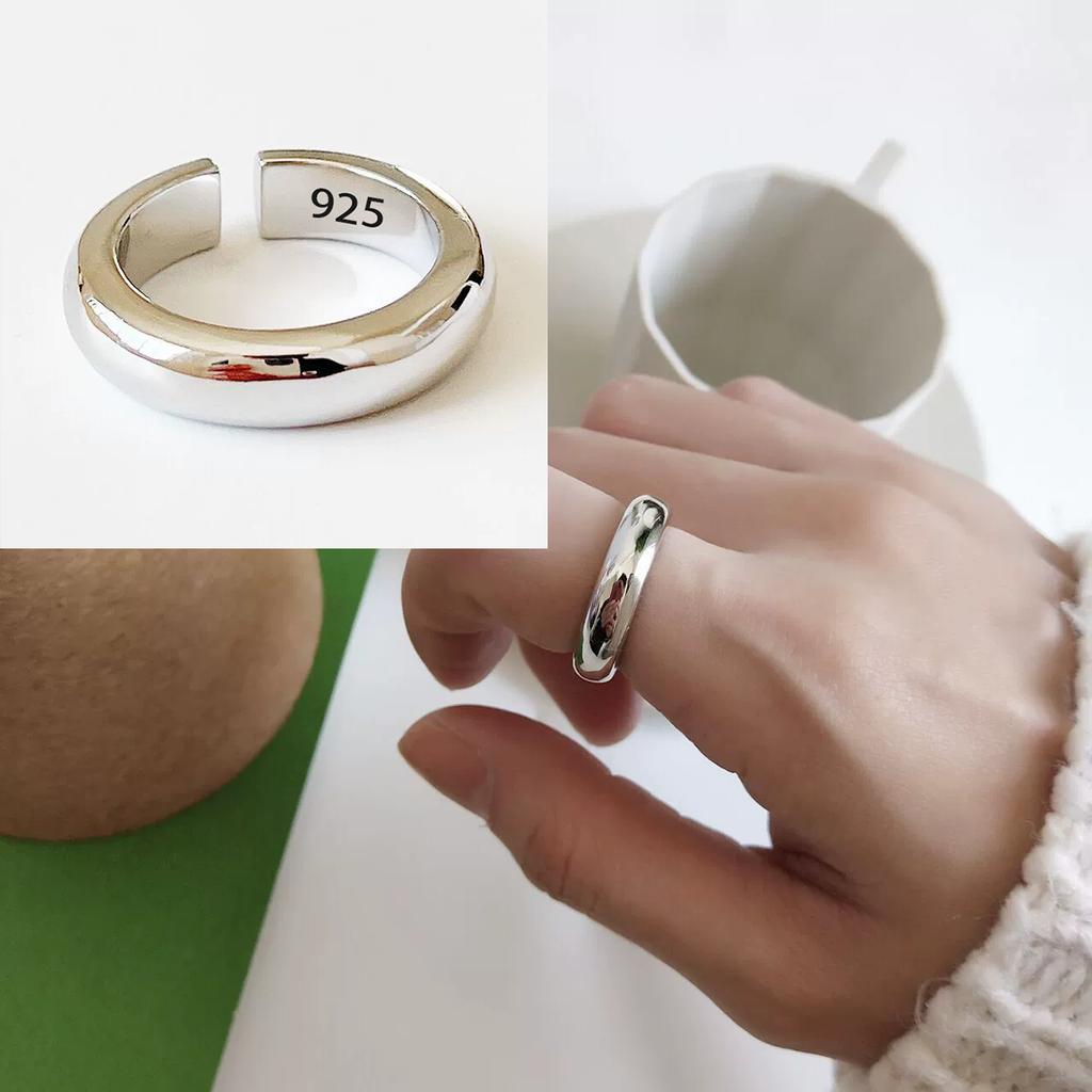 Серебряное кольцо 925 пробы, геометрическое, многослойное, с круглыми бусинами, женское, модное, панк, темперамент, гипоаллергенное, шарм, ювелирное изделие