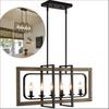 Ретро-сельский промышленный стиль с имитацией дерева, железа, художественного освещения ресторана, кухонные подвесные светильники