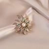 Alloy Pearl High-end Brooch, Exuding A Sense of Sophistication and Elegance. Petal Brooch, Women's Coat Accessory Pin