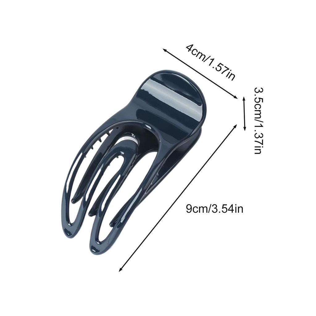 Duckbill Flat Hair Claw with Leopard Pattern French Hair Claw Clip Strong Secure Jaw Clamp Hair Decorative Accessories