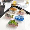 1pc Acrylic Cartoon Funny Catch Clip, Marine Animal Clip, Cute Little Monster, Back of the Head, Disheveled Hair, Shark Clip