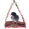 1PCS Spring Summer Canvas Pet Hammock Hanging Cave Bed for Parrots and Other BirdsWatermelon L