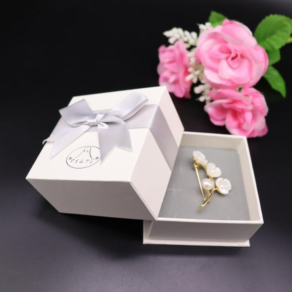 Циркон Натуральная морская ракушка Сливовый цветок Брошь Бриллиантовый пресноводный жемчуг Цветочный корсаж Входная церемония Выпускной церемония Свадебная церемония Стильная