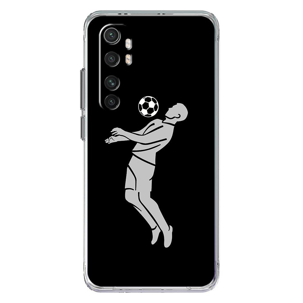 Чехол для телефона «Футболист с изображением футболиста» для Xiaomi Mi 12T 10 12 Lite 11 Ultra 11X 11T Pro Poco X4 X3 NFC F3 M3 M4 5G, прозрачный чехол