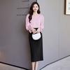 Professional Suit Skirt Spring and Autumn New Light Luxury Fashion Temperament Celebrity Shirt Hip Skirt Two-piece Set