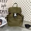 Color Casual Solid Travel Nylon Backpack Waterproof Design Teens Students Bag