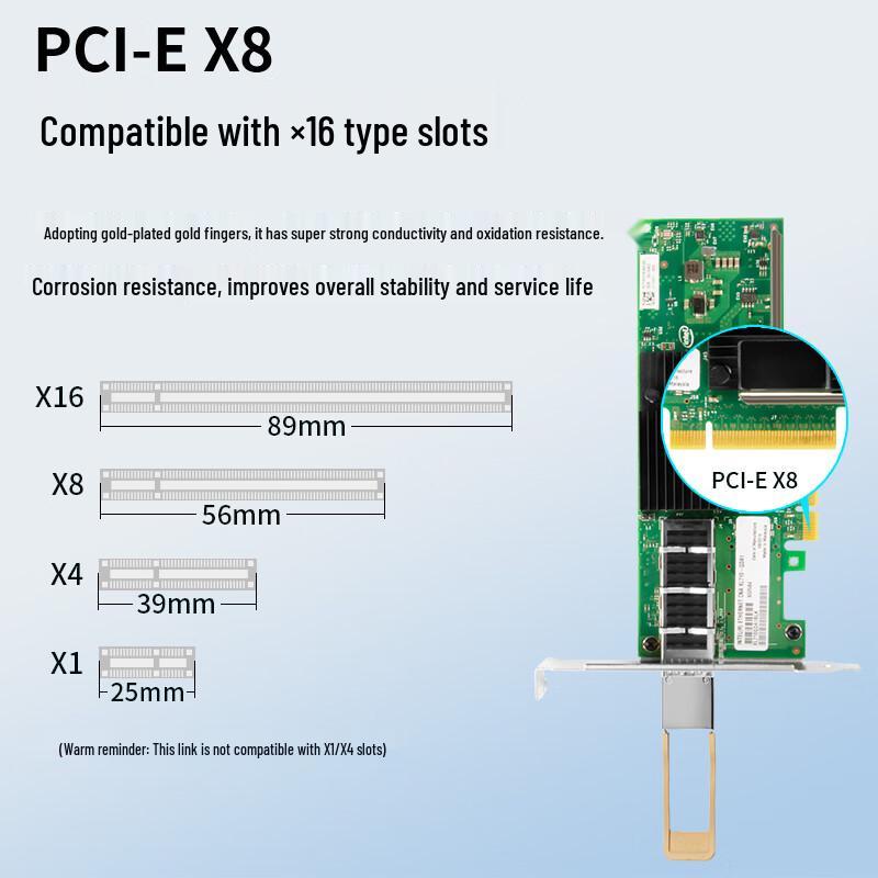 BOYANG Intel XL710 40G PCI-E X8 Single-Port QSFP+ Fiber Network Card (CN version)