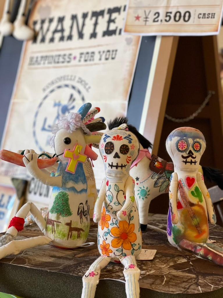Canvas Doll Whoopie Skull, Medium, 17x6x6cm, Message, Colored Paper, Gift, Art Workshop, Present, Get Well Gift, Celebration