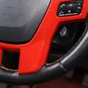 Для Ford Ranger 2015-21 ABS Красная Накладка на Рамку Рулевого Колеса Автомобильные Аксессуары Чехол