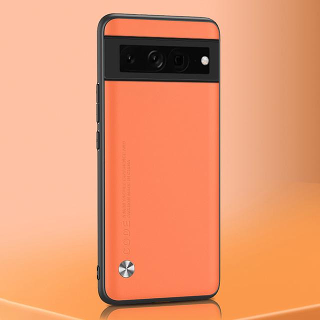 Роскошный простой чехол из искусственной кожи для Google Pixel 6 7 Pro 6A, задняя крышка, противоударный ультратонкий матовый силиконовый чехол для телефона Google Pixel 5 4 XL 4A 5A 5G