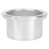 4.13in Wax Heat Machine Replacement Pot Aluminium Alloy Heating Quickly Evenly Wax Warmer Inner Pot Silver