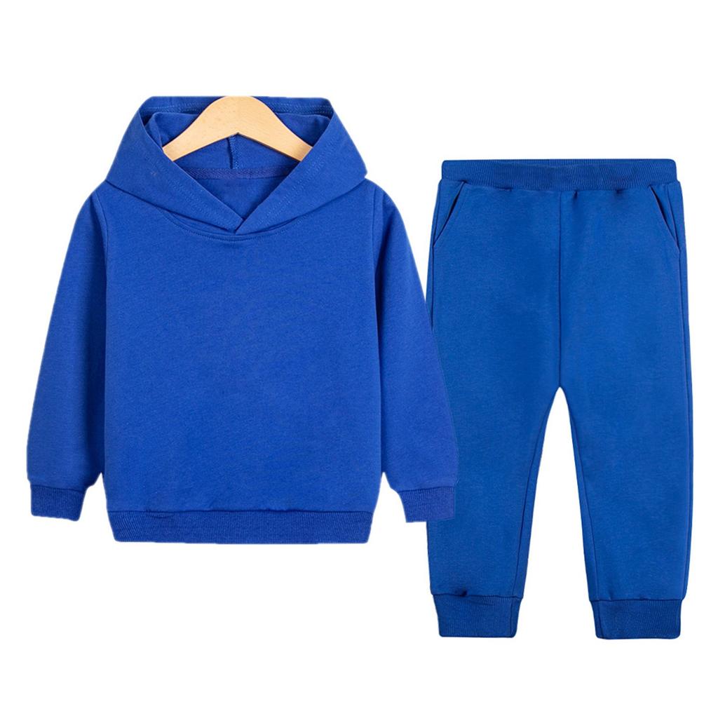 Children's Suit Boys And Girls Winter Long Sleeve  Hoodie Pants Sports Suit