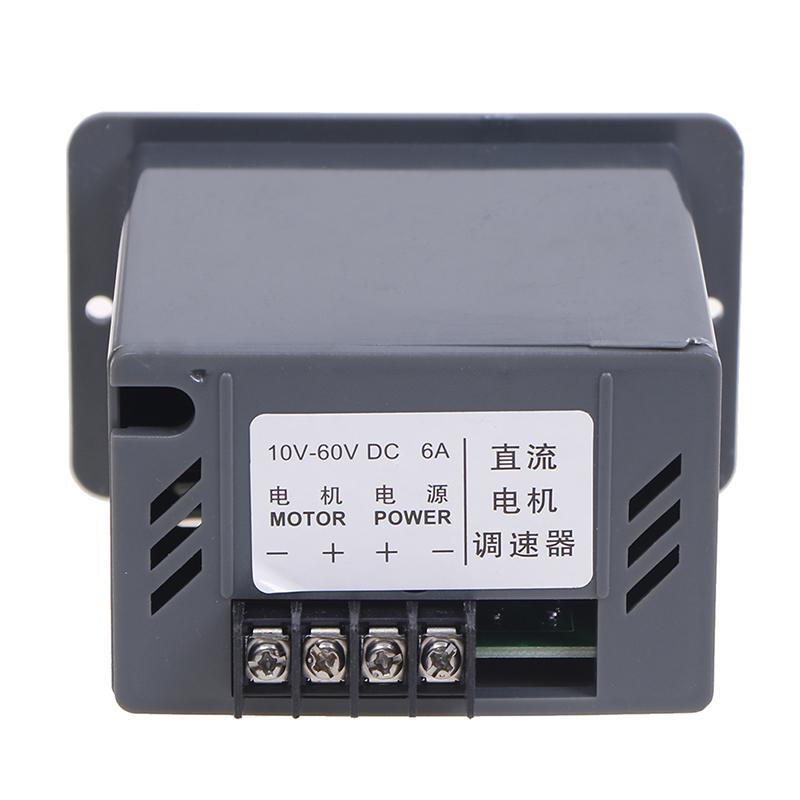 12 В 24 В 36 В 48 В ШИМ регулятор скорости двигателя постоянного тока реверсивный переключатель 6А регулятор