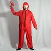 Взрослый костюм Дали из Бумажного дома Красный комбинезон Одежда из Бумажного дома с маской