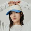 ITER SIMPLE LOGO COTTON BALL CAP_WHITE BLUE