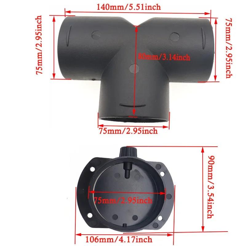Клапанная заслонка, регулируемая, воздушный, дизельный, стояночный, отопитель, вентиляционный, разветвитель, разветвитель, выходной патрубок выхлопной трубы, соединитель для Webasto